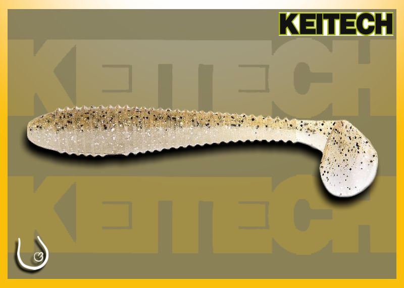 Keitech Swing Impact Fat 3.8" #448 Silver Phantom