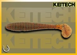 Keitech Swing Impact Fat 3.8" #CT17 Motoroil PP. Red