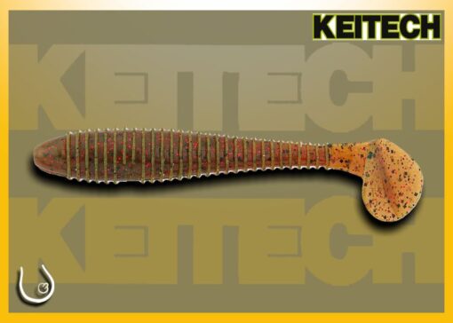 Keitech Swing Impact Fat 3.8" #CT17 Motoroil PP. Red