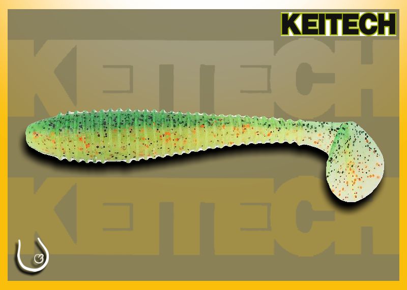 Keitech Swing Impact Fat 3.8" #CT23 Fire Perch