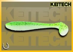 Keitech Swing Impact Fat 3.8" #CT30 Chartreuse Pepper Shad