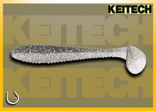 Keitech Swing Impact Fat 3.8" #CT32 Silver Baitfish