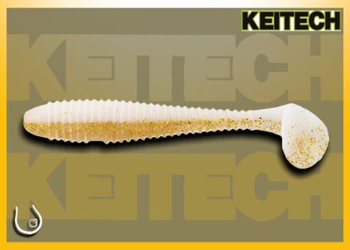 Keitech Swing Impact Fat 3.8" #CT34 White Gold