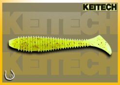 Keitech Swing Impact Fat 3.8" #PAL01 Chartrouse Red Flake