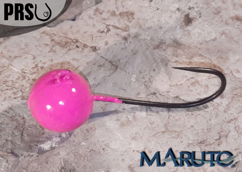 Jigová hlava bez protihrotu MARUTO růžová