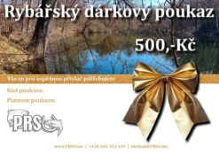 Rybářský dárkový poukaz 500Kč k nákupu na www.PRSO.me