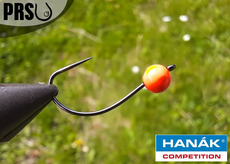 Tungstenová hlavička bez protihrotu Hanák velikost 8 barva Red