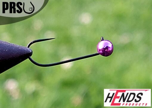Tungstenová hlavička bez protihrotu Hends velikost 10 barva Purple