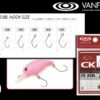 Přívlačové rybářské háčky Vanfook CK-33 BL