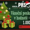 Vánoční dárkový poukaz 1000Kč k nákupu na www.PRSO.me