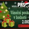 Vánoční dárkový poukaz 2000Kč k nákupu na www.PRSO.me