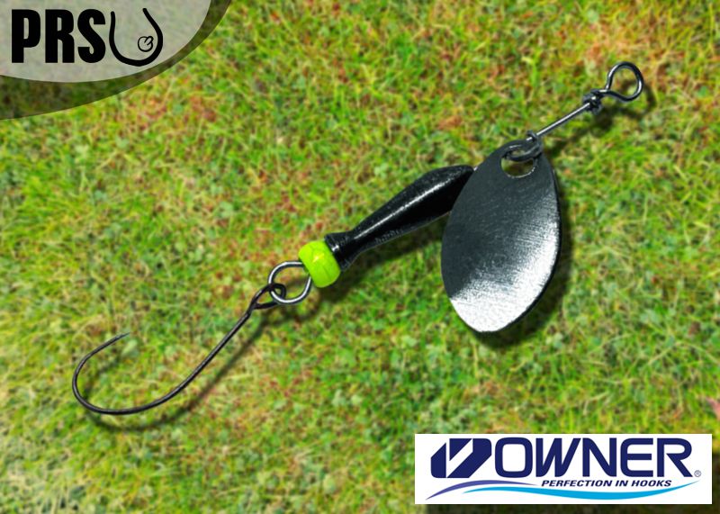 Rotačka CLASSIC BARBLESS BLACK (black/chartreuse)