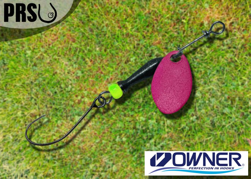 Rotačka CLASSIC BARBLESS FLUO PINK (black/chartreuse)
