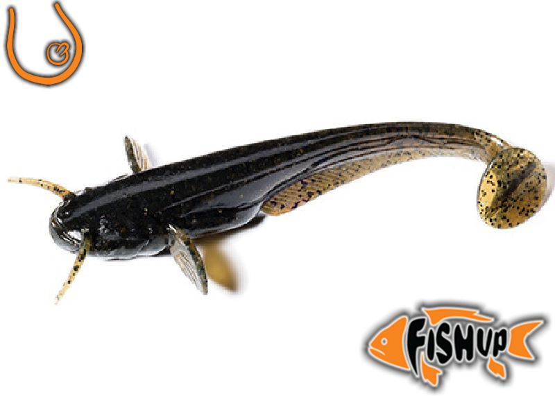 Dipovaná nástraha FishUp sumecek Catfish barva watermelon brown/black 043