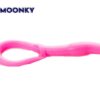 Dipovaná nástraha Moonky Long Worm C01 Pink Bubblegum
