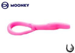 Dipovaná nástraha Moonky Long Worm C01 Pink Bubblegum