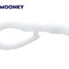 Dipovaná nástraha Moonky Long Worm C05 White