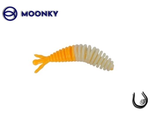 Dipovaná nástraha Moonky Savory DC02 White / Orange Fluo