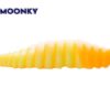 Dipovaná nástraha Moonky Worm DC04 Yellow / Orange Fluo