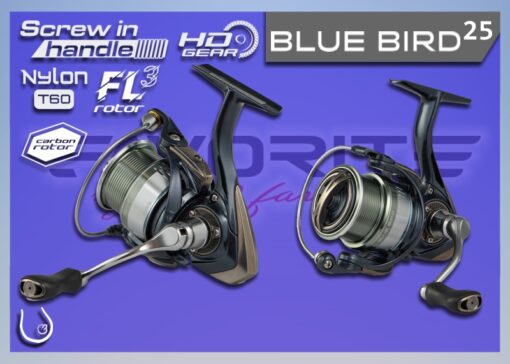 Přívlačový naviják Favorite BLUE BIRD 2025