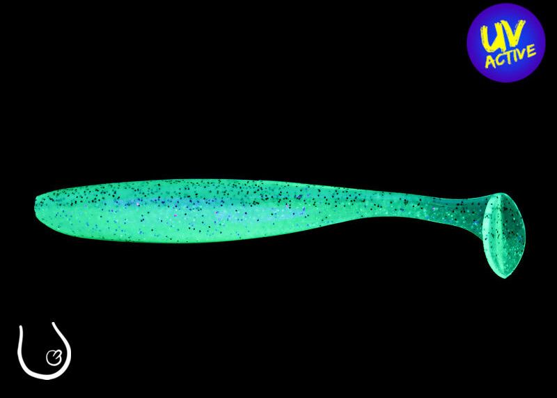 Keitech Easy Shiner 4" #CT41 Lightning Chartreuse - Obrázek 2